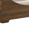 Gulches 36" Brown Alder Wood Finish 36" Wide Modern Comfy Pet Bed with Cushion - 4 of 4