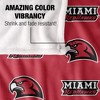 Miami University (Oh) Logo Pattern Silky 50x60 Blanket, 1 Sided - 4 of 4
