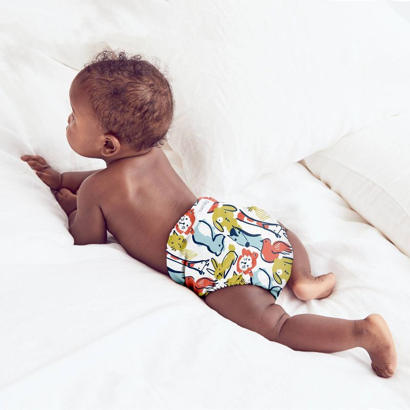 Esembly Cloth Diaper Outer Reusable Diaper Cover & Swim Diaper - (Select Pattern and Size), 3 of 12