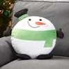 The Lakeside Collection Holiday Friends Pillow - Stuffed Accent Throw for Christmas - 2 of 4