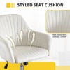 Kumasinova Velvet Swivel Accent Chair,Adjustable Height Office Chair with Casters,Comfy Reading Chair for Office & Living Room,Living Room Furniture - 3 of 4