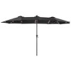 Sonkuki 13 x 7.2ft Solar-Powered Double-Sided Patio Umbrella with Large Canopy Outdoor Table Umbrella for Garden, deck and pool - 2 of 4