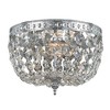 Crystorama Lighting Ceiling Mount 2 - Light Flush Mount in  Polished Chrome - 2 of 2