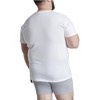 Fruit Of the Loom Big Men's Short Sleeve Crew T-Shirt, White 6 Pack - 4 of 4