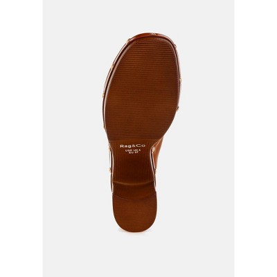 Lyrac Recycled Leather Platform Clogs In White Women