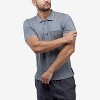 CULTURA Men's Short Sleeves 100% Cotton Polo With Jaquard Rib And Chest Rib Pocket - 3 of 4