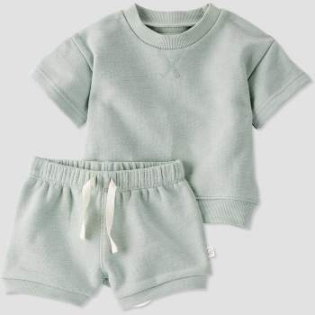 Little Planet by Carter’s Organic Baby 2pc Shorts Set - Green