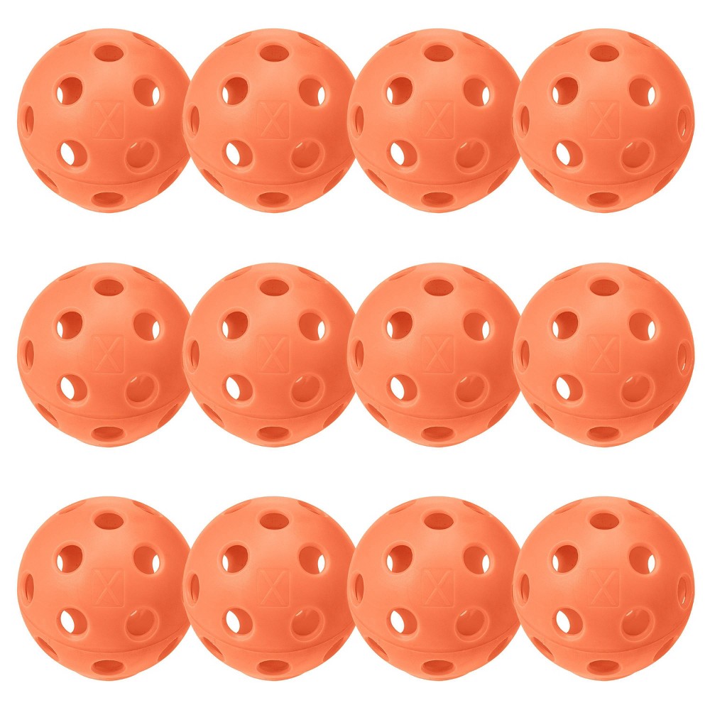 Franklin Sports X-26 Pickleballs 12pk - Orange