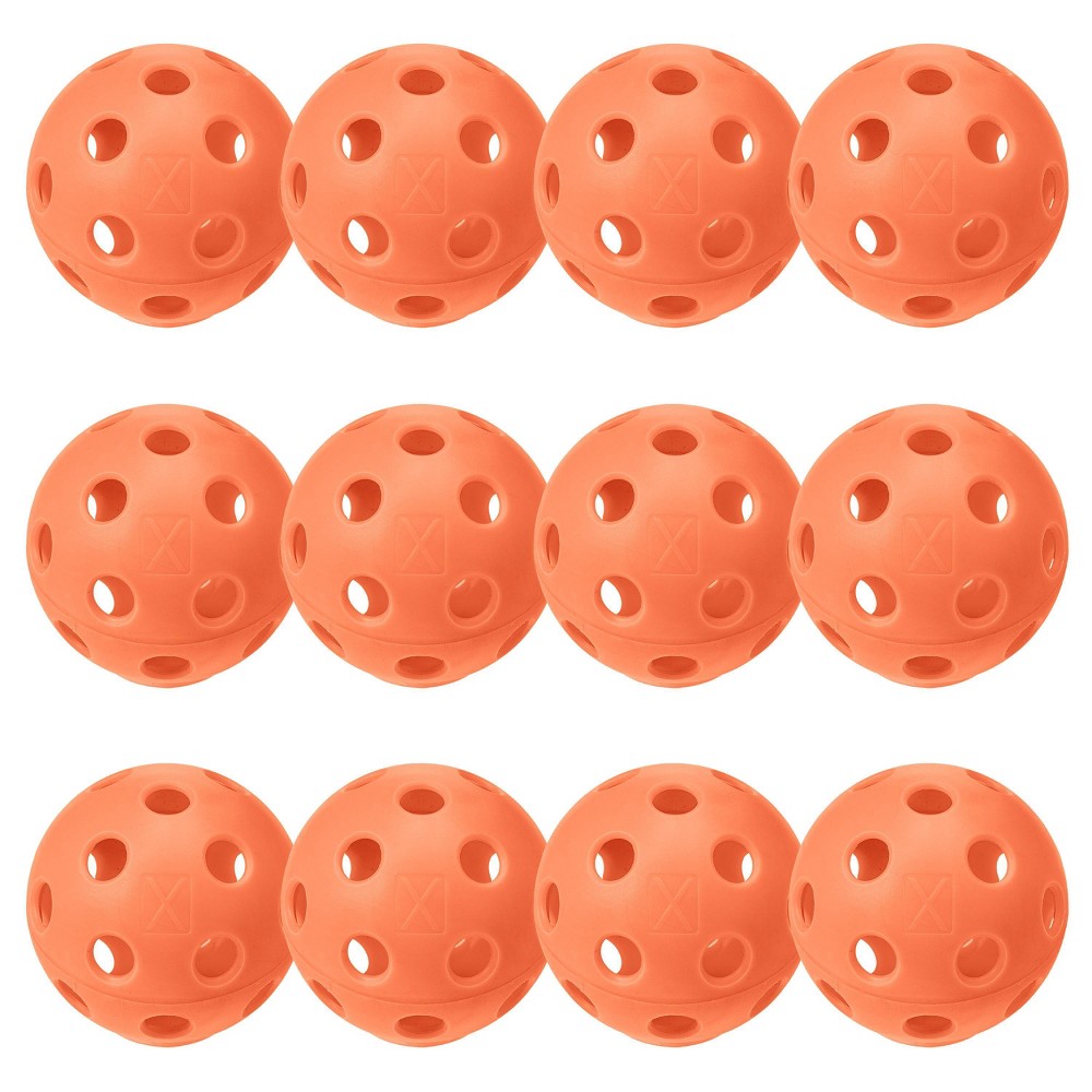 Franklin Sports X-26 Pickleballs 12pk - Orange