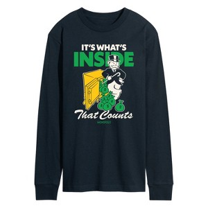 Men's - Monopoly - Its Whats Inside That Counts Long Sleeve Graphic T-Shirt - 1 of 3