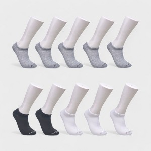 Aeropostale Men's 10-Pack Low Cut Socks - Comfort Stretch, Moisture Wicking, Smooth Toe Seam (Shoe Size 6-12) - 1 of 4