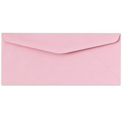 LUX 3 7/8" x 8 7/8" #9 60lbs. Regular Envelopes Pastel Pink 50/Pack 73031-50