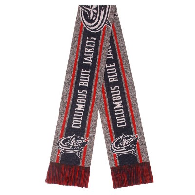 NHL Columbus Blue Jackets Big Logo Scarf - Gray