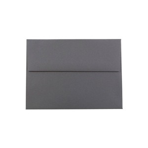 JAM Paper A6 Invitation Envelopes 4.75 x 6.5 Dark Grey 36396433 - 1 of 2