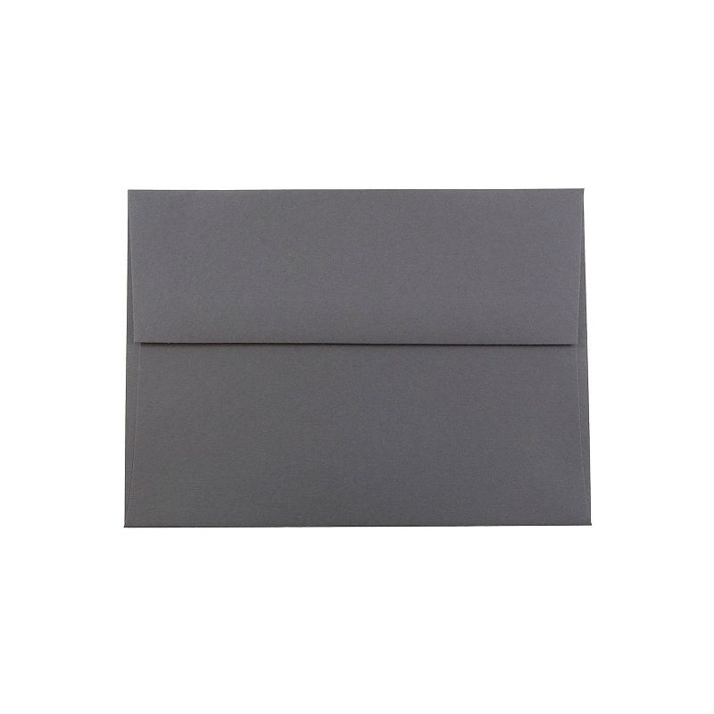 JAM Paper A6 Invitation Envelopes 4.75 x 6.5 Dark Grey 36396433, 1 of 3