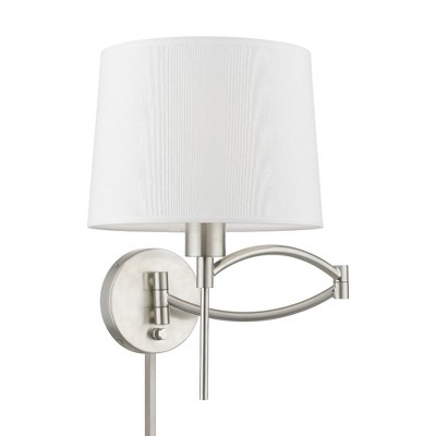 Livex Lighting 1 - Light Wall Light in  Brushed Nickel