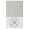 Linum Home Textiles 100% Turkish Cotton ALYSSA Embellished Towel Set - 3 of 4