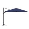 TiramisuBest 11FT Square Cantilever Patio Umbrella, Navy Blue, Without Base - 3 of 4