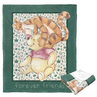 Disney Winnie the Pooh Forest Joy Silk Touch Throw Blanket 50x60 Inches