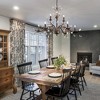 LLHZSY 9-Lights Farmhouse Retro Tree Branch Crystal Chandelier Candle-Style Pendant Light Fixture-Bronze/Nickel - 3 of 4