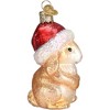 Old World Christmas Blown Glass Ornament for Christmas Tree, Standing Christmas Bunny - 3 of 4