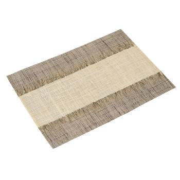 Gallerie II Brown Woven Single Placemat