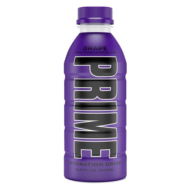Prime Hydration Grape Sports Drink - 16.9 fl oz Bottle, 1 of 8