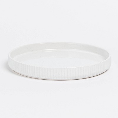 over&back 10" Ribbed Dinner Plate