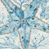 Saro Lifestyle Charming Outdoor Starfish Poly Filled Pillow, 18"x18", Blue - 3 of 4