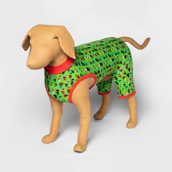 Dog Holiday Family Multi Santas Pajama - Wondershop™ M