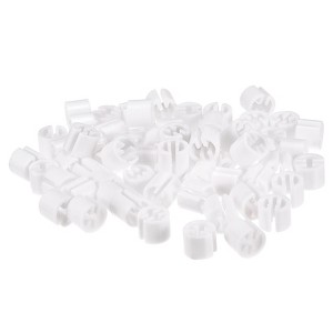 Unique Bargains Fit 0.14 Inch Rod Clothes Hanger Color Coding Markers Blank Tags 150 Pcs - 1 of 4