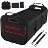 NEXPOW Car Trunk Organizer, 95L Collapsible SUV Organizer, Multi-Compartment, Car Storage Box with 2 Adjustable Straps - 2 of 4