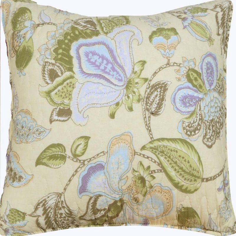 Blooming Prairie Decorative Pillow Pair 16" x 16" by Greenland Home Fashion, 2 of 4