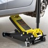 VEVOR Floor Jack, 3 Ton Low Profile Floor Jack, Heavy-duty Steel Racing Floor Jack with Dual Pistons Quick Lift Pump, Yellow - 2 of 4