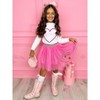XOXO Embroidered Sweater and Heart Patch Tutu Skirt Set Mia Belle Girls - 3 of 4