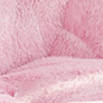 pink with gold legs 200 (rabbit fur color 8) without footstool