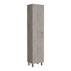Vynxaria Laska Storage Cabinet with Single Door and Broom Hangers - 2 of 4