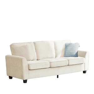 Jojoka 83 Inch Modern 3 Seat Sofa, Mid-Century Upholstered Couch with Removable Covers for Living Room - 1 of 4