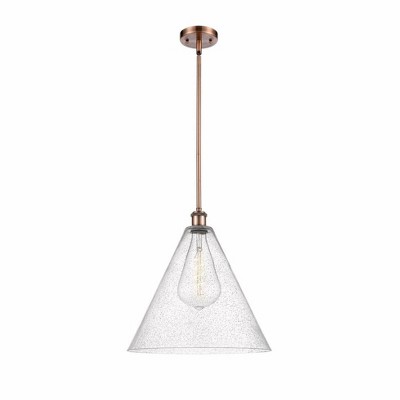 Berkshire - 1 Light Pendant In Industrial Style-16.75 Inches Tall and 16 Inches Wide