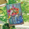 Farm Fresh Flowers Spring House Flag Mason Jars 28" x 40" Briarwood Lane - 4 of 4