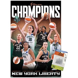 Trends International WNBA New York Liberty - 2024 WNBA Finals Champions Unframed Wall Poster Prints - 1 of 4
