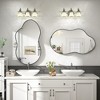 Apmir Irregular High-Strength Tempered Glass and Aluminum Alloy Framed French Cleat Mounted Wall Decor Bathroom Vanity Mirror - 3 of 4