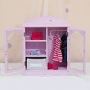 Olivia’s Little World Twinkle Stars 18” Dolls Closet with Hangers, Shelves, & Fabric Storage Bin - 4 of 4