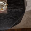 Sapphtopaz Barrel Type Coffee Table Natural Style Center Coffee Bar with Storage Space for Living Room, Bedroom - 4 of 4