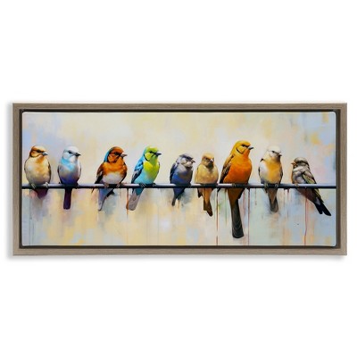 Stupell Industries Modern Birds Perched, 31" x 14"
