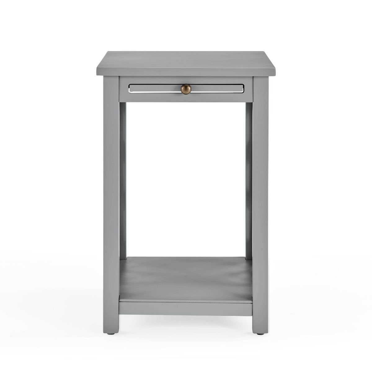 Alaterre Furniture Middlebury Wood End Table with Tray - thumbnail 8