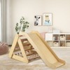 Safstar 4 in 1 Wooden Climbing Triangle Set  Triangle Climber w/Ramp Natural - 2 of 4