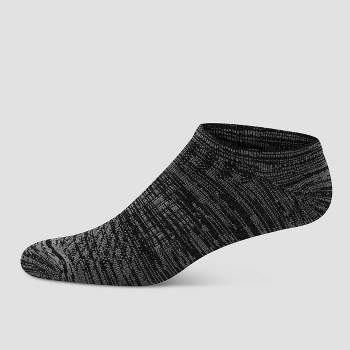 Hanes Premium Men's Nylon Performance No Show Socks 3pk - Black/dark ...