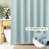 LunaLulinlk Thick Fabric Shower Curtain, Fog Blue - 2 of 4