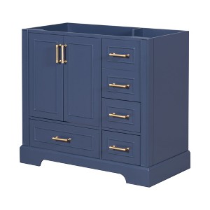 NicBex Bathroom Storage Cabinet without Sink Bathroom Cabinets with 1 Spacious Cabinet, 4 Storage Drawers for Bathroom - 1 of 4